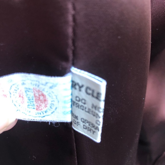 Vintage Thalhimers French Salon plaid tweed & fur collar long coat (price firm) - Picture 9 of 14